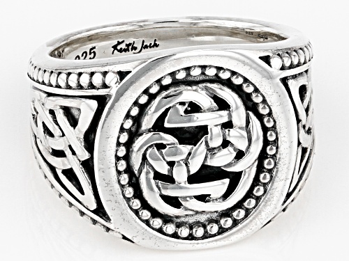 Keith Jack™ Sterling Silver Path Of Life Large Ring - Size 8