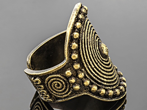 Katy Richards ™ Antiqued Gold Tone Adjustable Ring