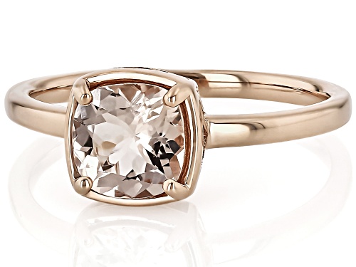 0.97ct Cor-De-Rosa™ Morganite 10k Rose Gold Ring - Size 6