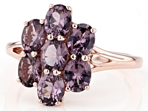 2.26ctw Purple Spinel 10k Rose Gold Ring - Size 8