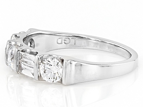 Prazana® Lab-Grown Diamonds 1.00ctw White Diamond 10k White Gold Band Ring, F SI - Size 11