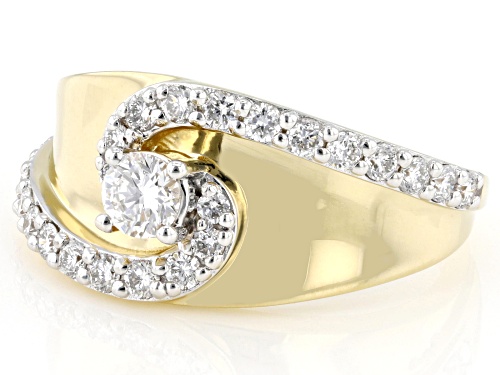 Prazana® Lab-Grown Diamonds 0.75ctw White Diamond 14k Yellow Gold Over Sterling Silver Ring, F-G SI - Size 10