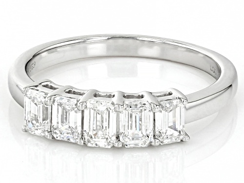 Prazana® Lab-Grown Diamonds 1.00ctw White Lab-Grown Diamond 10k White Gold Band Ring, G SI - Size 8