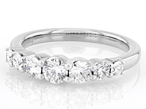 Prazana® Lab-Grown Diamonds 1.00ctw White Lab-Grown Diamond Rhodium Over Silver Ring, H SI - Size 5