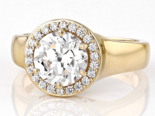 Lisa Mason For Bella Luce® 3.75ctw White Diamond Simulant Eterno™ Yellow Perfect Cut Ring - Size 8