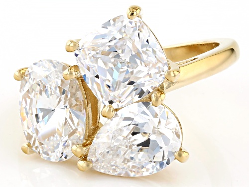 Lisa Mason For Bella Luce® 11.05ctw Diamond Simulant Eterno™ Yellow Perfect Cut Ring(6.69ctw DEW) - Size 8