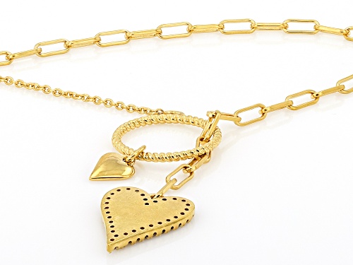 Lisa Mason For Bella Luce® 0.78ctw Diamond Simulant And Enamel Eterno™ Yellow Heart Of Love Necklace - Size 24