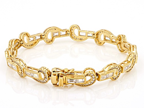 Lisa Mason For Bella Luce® 7.52ctw White Diamond Simulant Eterno™ Yellow I Love You Bracelet - Size 8
