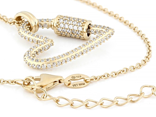 Lisa Mason For Bella Luce® 2.27ctw Diamond Simulant Eterno™ Celestial Collection Heart Pendant