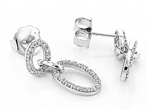 2.05ctw Bella Luce® Rhodium Over Sterling Silver Earrings (.99ctw Dew)