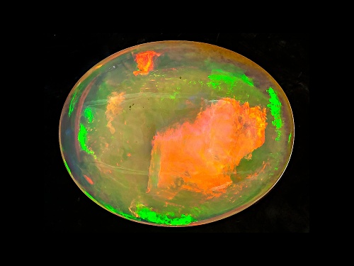 Ethiopian Opal 23x18.3mm Oval Cabochon 18.11ct