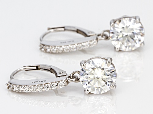 Bella Luce Luxe ™ with White Cubic Zirconia 7.36ctw Rhodium Over Silver Earrings