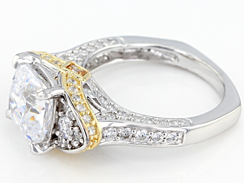 Bella Luce Luxe™ Feat Fancy Yellow Cubic Zirconia Eterno™Yellow & Rhodium Over Silver Ring - Size 11