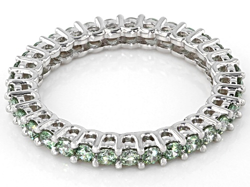 Bella Luce Luxe ™ 2.00ctw Fancy Green Cubic Zirconia Rhodium Over Silver Ring - Size 7