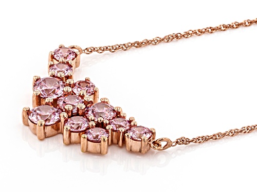 Bella Luce Luxe ™ 10.95ctw with Fancy Pink Cubic Zirconia Eterno ™ Rose Necklace - Size 18
