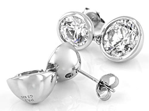 Bella Luce Luxe™ 8.89ctw Cubic Zirconia Rhodium Over Silver Dangle Earrings