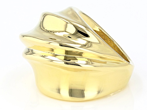 Moda Al Massimo® 18k Yellow Gold Over Bronze Artformed Swirl Ring - Size 4
