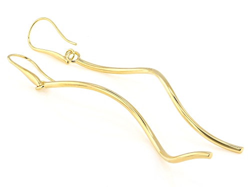 Moda Al Massimo™ 18k Yellow Gold Over Bronze Swirl Earrings