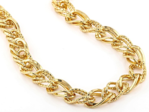 Moda Al Massimo™ 18K Yellow Gold Over Bronze Necklace 20