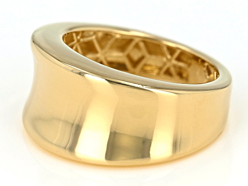 Moda Al Massimo™ 18K Yellow Gold Over Bronze Dome Band Ring - Size 11