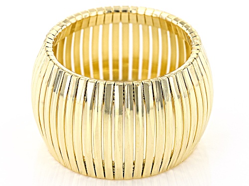 Moda Al Massimo™ 18k Yellow Gold Over Bronze Ring - Size 7
