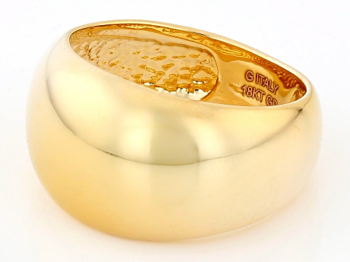 Moda Al Massimo™ 18k Yellow Gold Over Bronze Dome Ring - Size 11