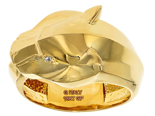 Moda Al Massimo™ 18k Yellow Gold Over Bronze with Bella Luce® Panther Ring - Size 9
