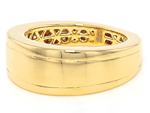 Moda Al Massimo™ 18k Yellow Gold Over Bronze Band Ring. Made in Italy. - Size 7