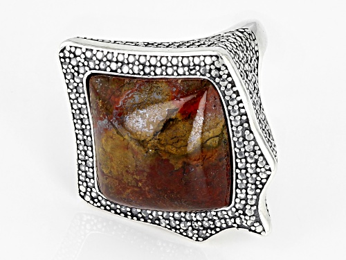 Artisan Collection of Morocco™ Moroccan Jasper Sterling Silver Ring - Size 9