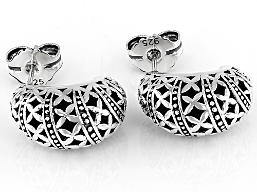 Artisan Collection of Morocco™ Sterling Silver Hoop Earrings