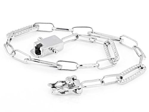 MOISSANITE FIRE® 0.72CTW DEW ROUND BRILLIANT PLATINEVE® BRACELET - Size 8