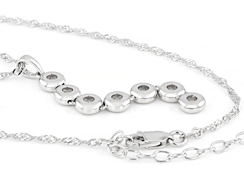 MOISSANITE FIRE® 0.70CTW DEW ROUND BRILLIANT PLATINEVE® PENDANT AND CHAIN