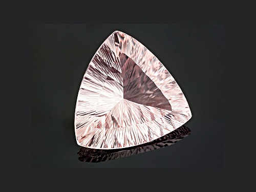 Cor-de-Rosa Morganite™ 15.73ct 20mm trillion Quantum Cut®