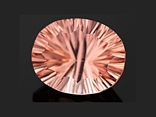 Cor-de-Rosa Morganite™ 21.26ct 21x17mm oval Quantum Cut®.