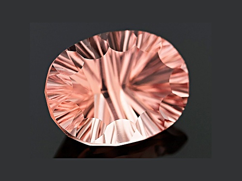 Morganite 23x17.5mm Oval Quantum Cut 25.85ct