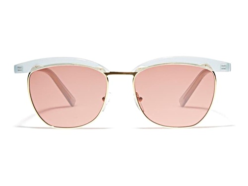 Bob Sdrunk GRACE 313B Opaline Light Blue / Light Pink Lens Sunglasses