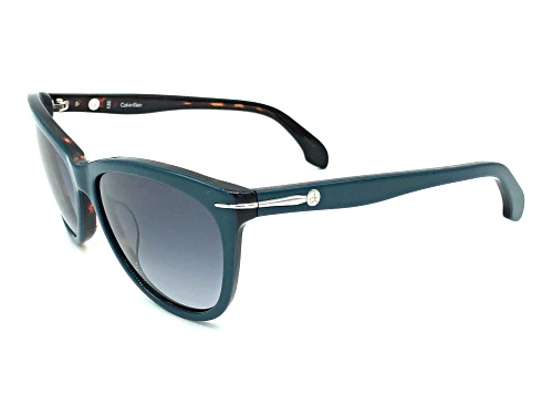 Calvin Klein Teal Tortoise / Grey Sunglasses