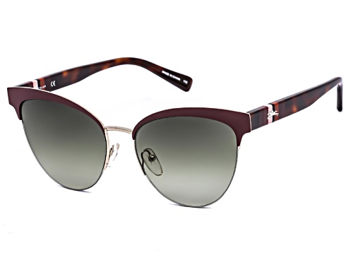 Longchamp Wine/Green Sunglasses