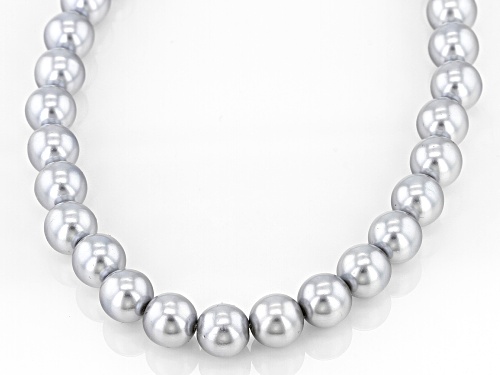 1928 Jewelry® Pearl Simulant Silver-Tone Necklace, Eyeglass Holder, & Mask Holder - Size 22