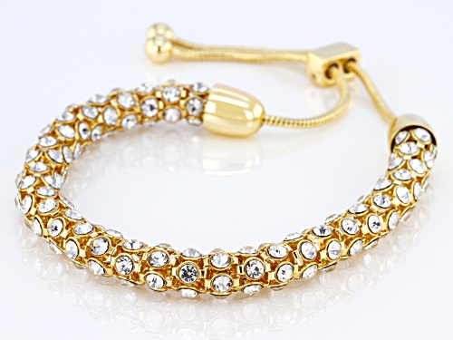 Off Park ® Collection, Gold Tone Crystal Bolo Bracelet