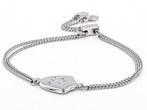 Off Park ® Collection, Silver Tone Chain Starlet Mirror Bolo Bracelet