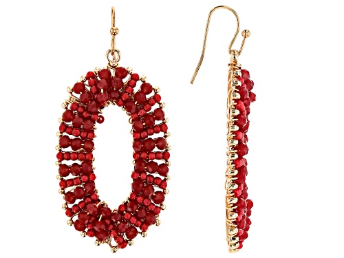 Off Park® Collection, Multi-Color Beaded Gold Tone Set of 3  Earrings