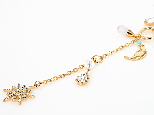 Off Park® Collection, Crystal Gold Tone Celestial Necklace & Earring Set