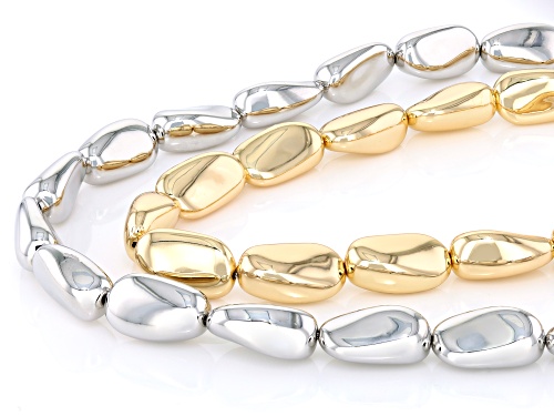 Off Park® Collection, Gold & Silver Tone Set of 2 Necklace Set