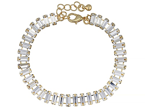 Off Park® Collection, White Crystal Gold Tone Tennis Necklace, Bracelet, & Earring Set