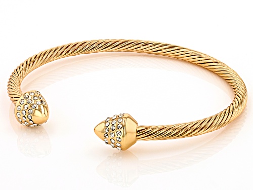 Off Park® Collection Crystal Gold Tone Cuff Bracelet