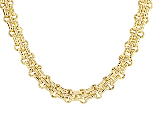 Off Park® Collection, Gold Tone Triple Layered Wide Box Link Necklace & Bracelet Set