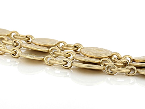 Off Park® Collection Gold Tone Base Metal Multi Row Bracelet