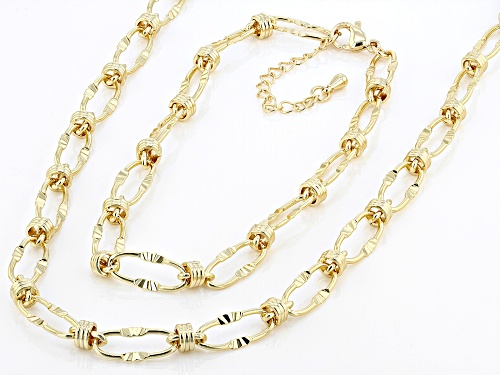 Off Park® Collection Gold Tone Necklace and Bracelet Set