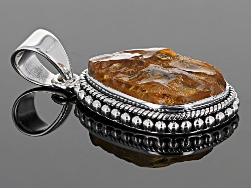 Pre-Owned Artisan Collection of India™ Rough Citrine Sterling Silver Pendant